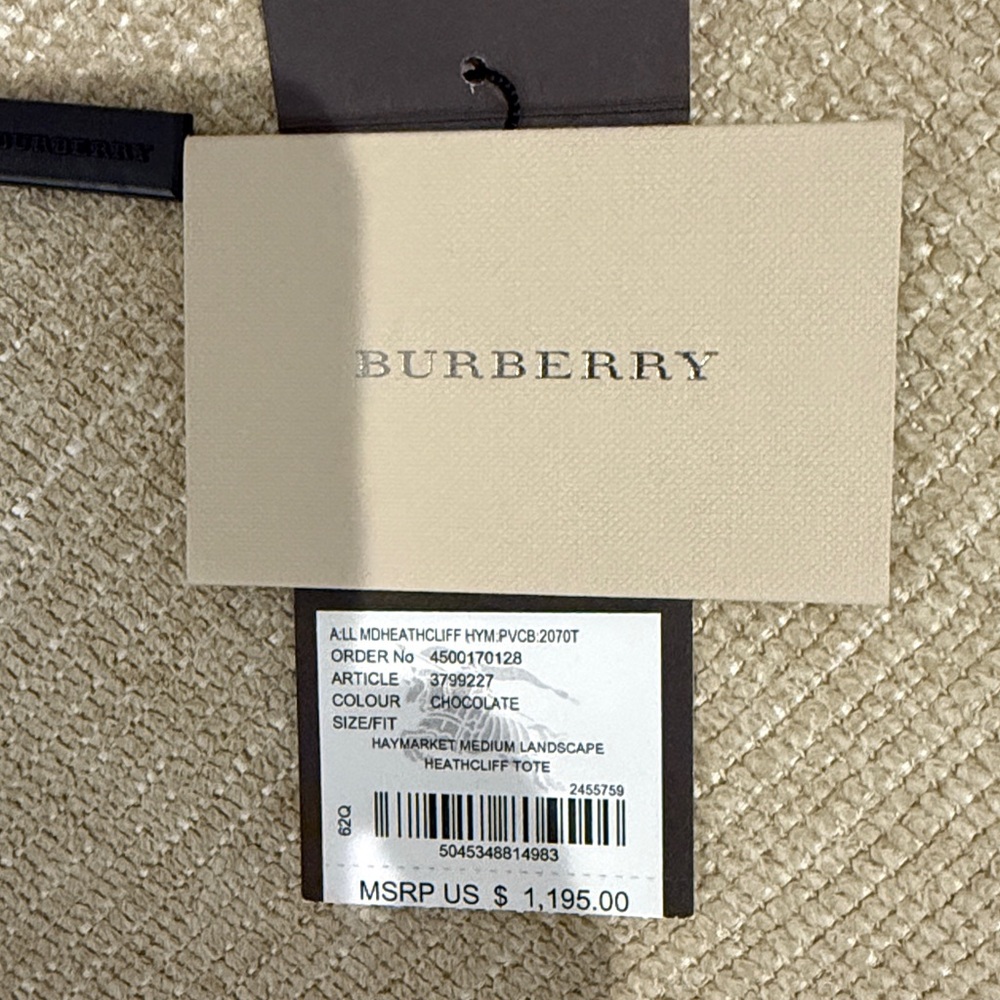 Burberry Beige and Brown Check Shoulder Bag - Picture 10 of 16